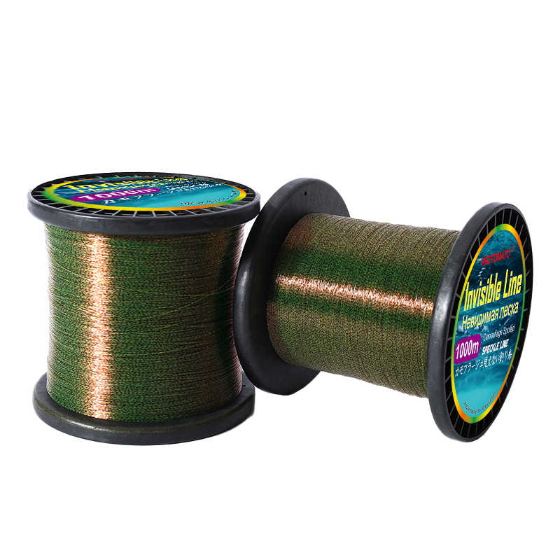 Copolymer Line - 1000 متر الفلوروكربون المغلفة خيط صنارة