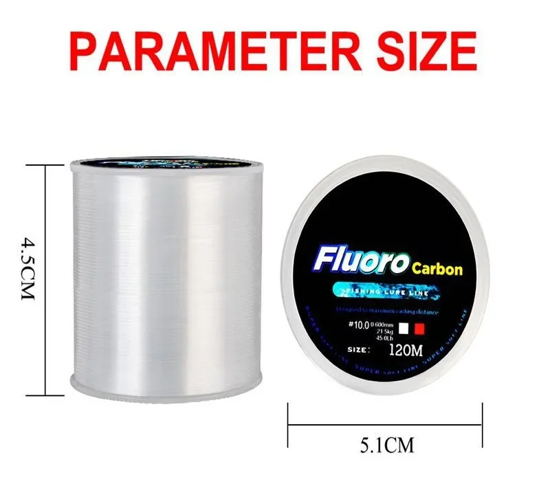 خيط صنارة الصيد 120 متر 0.20 م - مراجعة Copolymer Line وسعره